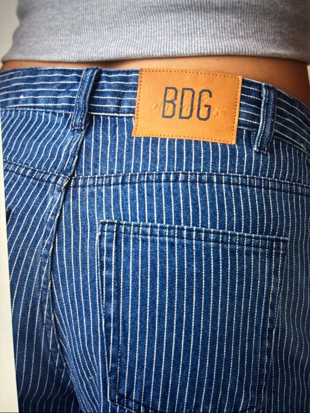 BDG Ozzy Pinstripe Loose Jean - Picture 2 of 6